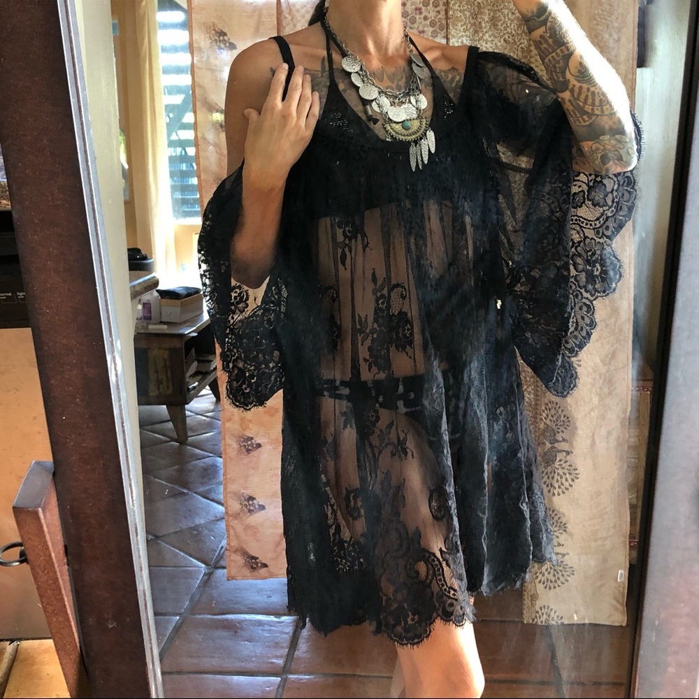 Jens Pirate Booty Open Road Lace Tunic Dress - Picture 3 of 7